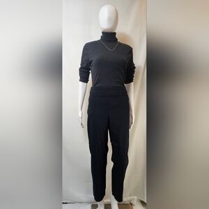 Croft & Barrow Black Pull-On Pants | Size 12 Short | Stretch Comfort Fit